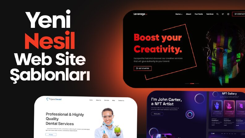 Yeni Nesil Web Site Tasarımları