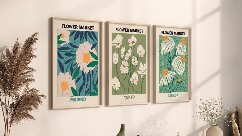 Etsy üzerinden satış için dijital tablo