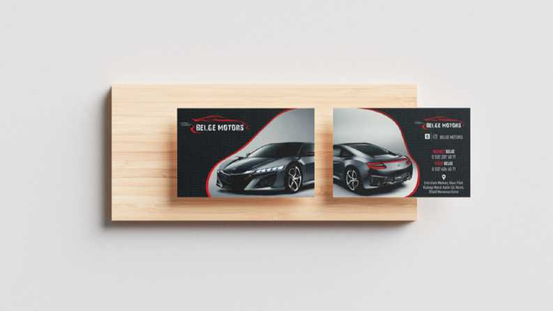 Belge Motors - Kartvizit Tasarımı