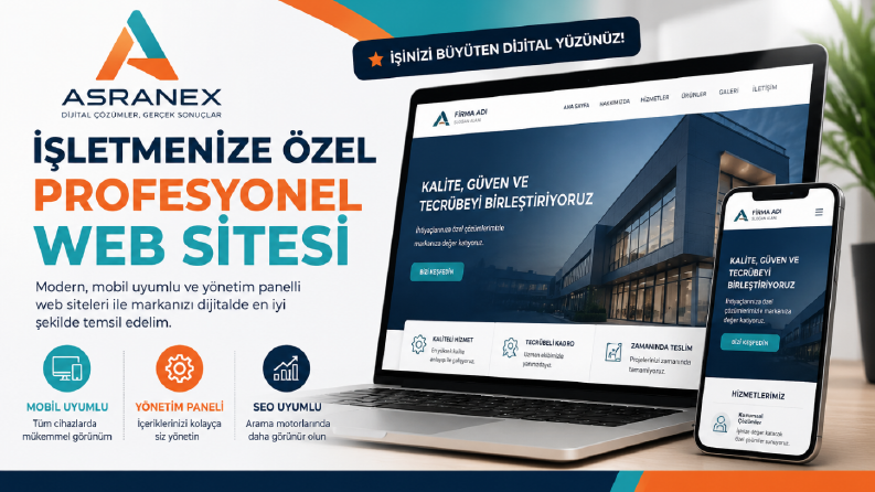 Kurumsal ve Yönetim Panelli Web Sitesi Tasarımı