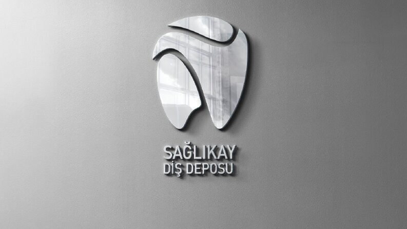 Sağlık Ay Diş Deposu Logo Tasarım