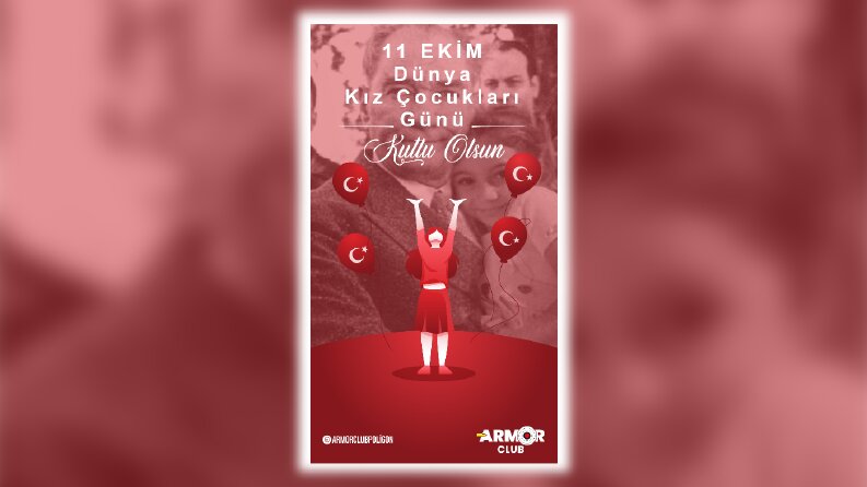 Armor Club için yapmış oldumuz 11 Ekim Tasarımı