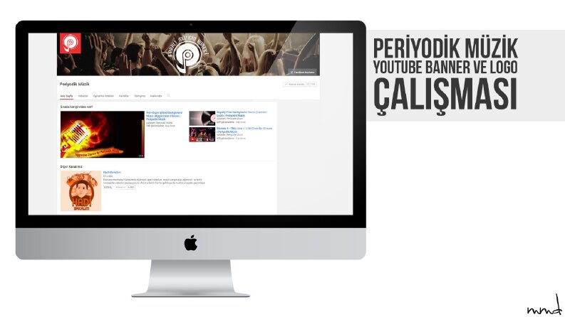 Periyodik Müzik - YouTube logo ve kapak tasarımı