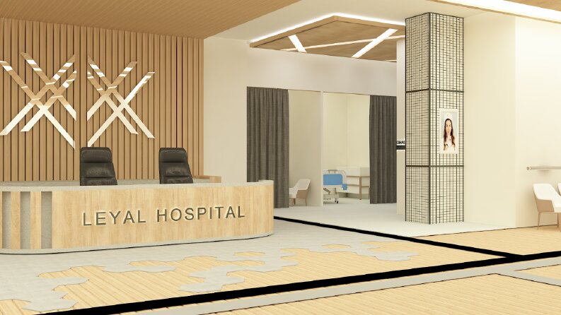 Leyal Hospital- 3D İç Mekan Modellemesi