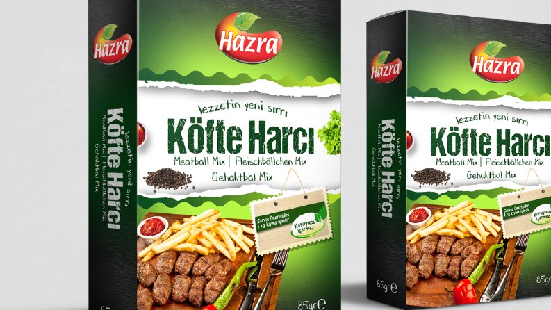 Hazra Köfte Harcı Ambalaj Tasarımı