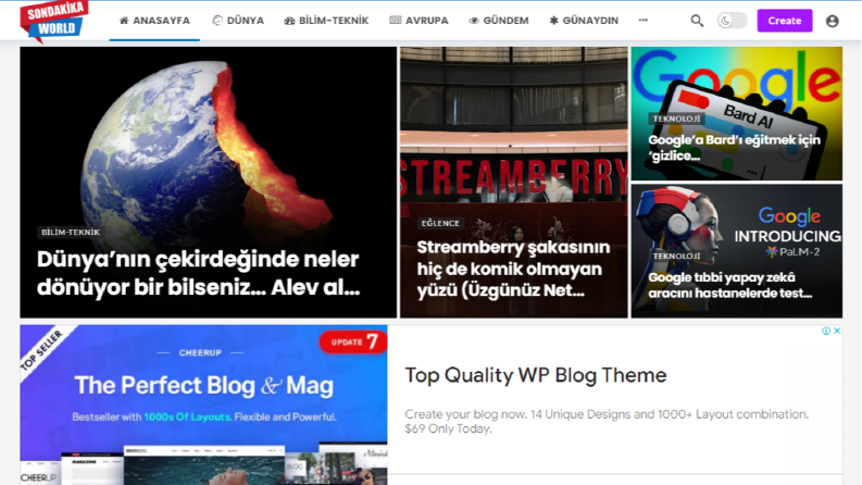 Ben profosyonel haber sitenizi yapabilirim