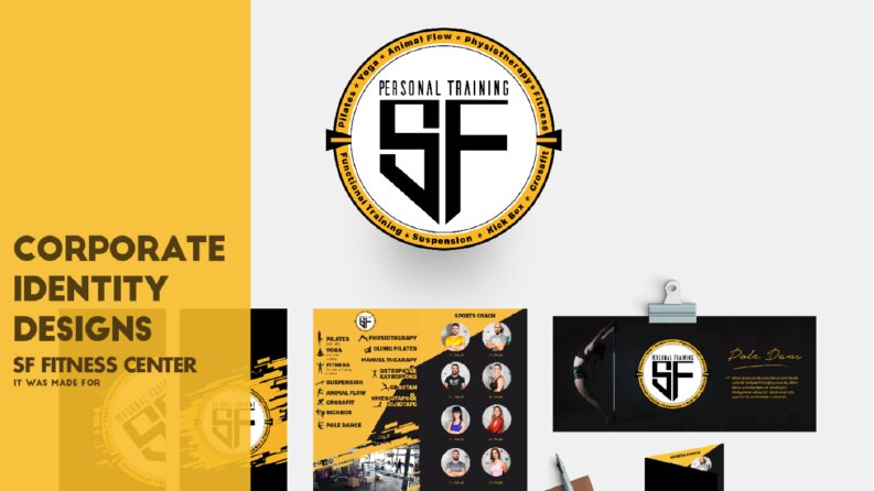 SF FITNESS - Kurumsal Logo 