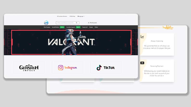React - Tailwind Game Item App