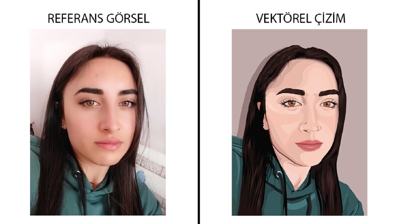 Vektörel Portre
