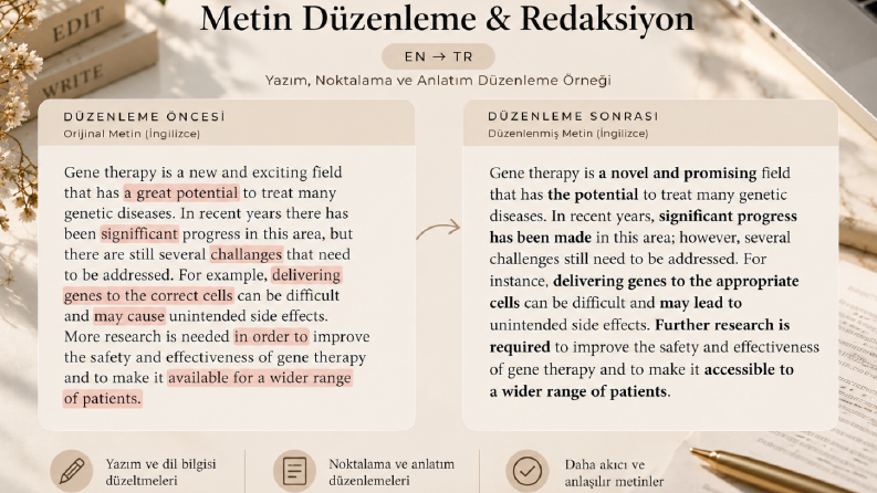 Metin Düzenleme ve Redaksiyon