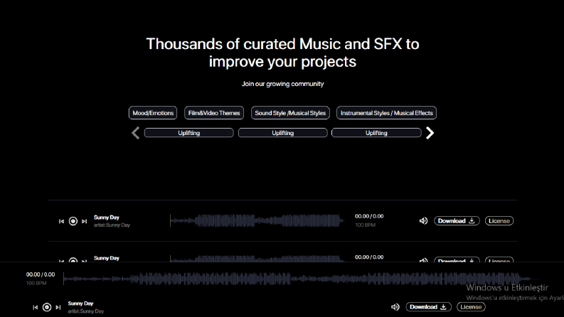 Music Library Example