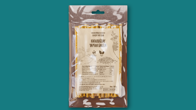 Kvas Bakery Etiket Tasarımı