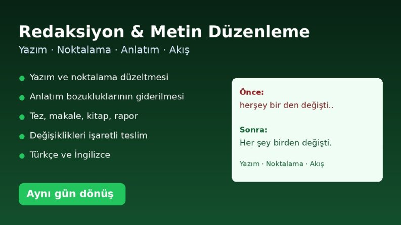 Kurumsal Web Sitesi Metni Redaksiyonu