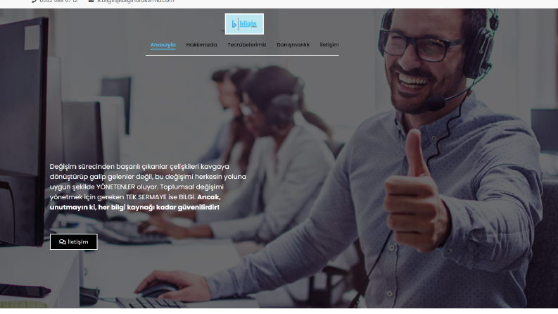 Bilgin Araştırma Site Tasarımı