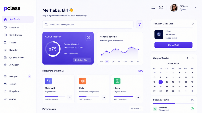 Eğitim Dashboard