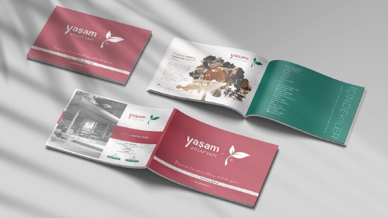 Yaşam Ahşap Yapı Katalog Tasarımı