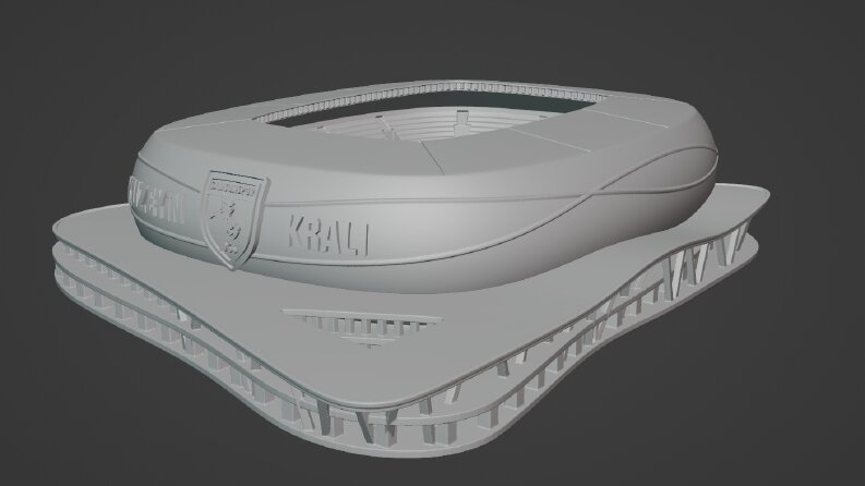 SAMSUNSPOR STADYUMUNUN 3D BASKI MODELİ