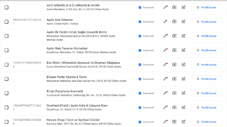 Google Benim İşletmem (Google Harita Kaydı)