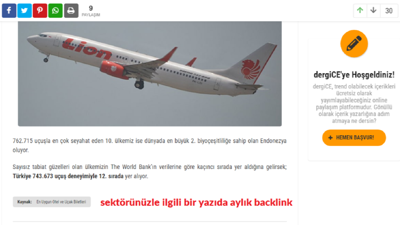 Backlink & iş ortaklığı