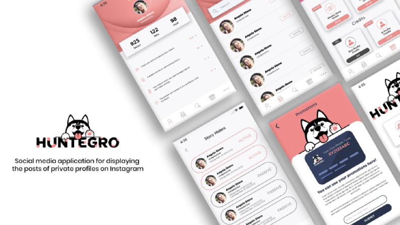 Huntegro - Mobile&Web UI/UX Design - Mobile Store View