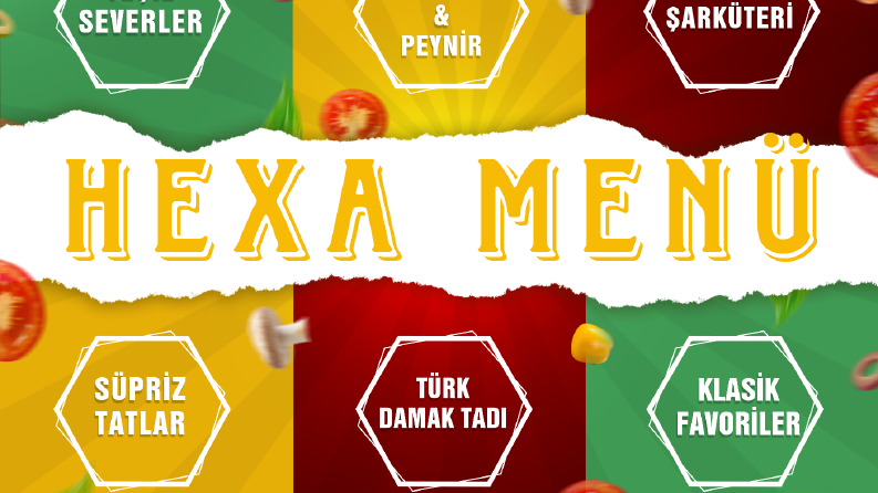 hexa pizza instagram menü