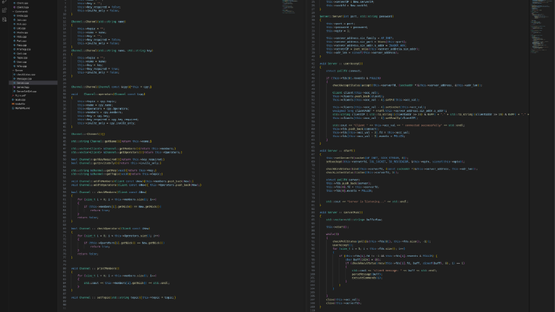 Internet Relay Chat - C++