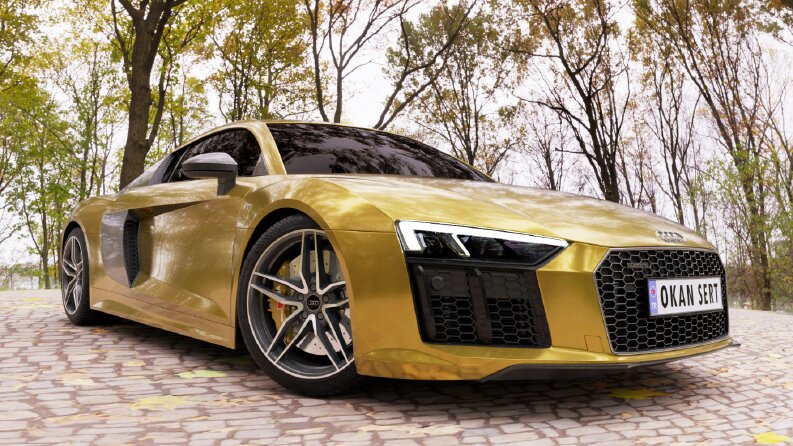 Audi R8 V10 Araba Tasarımı