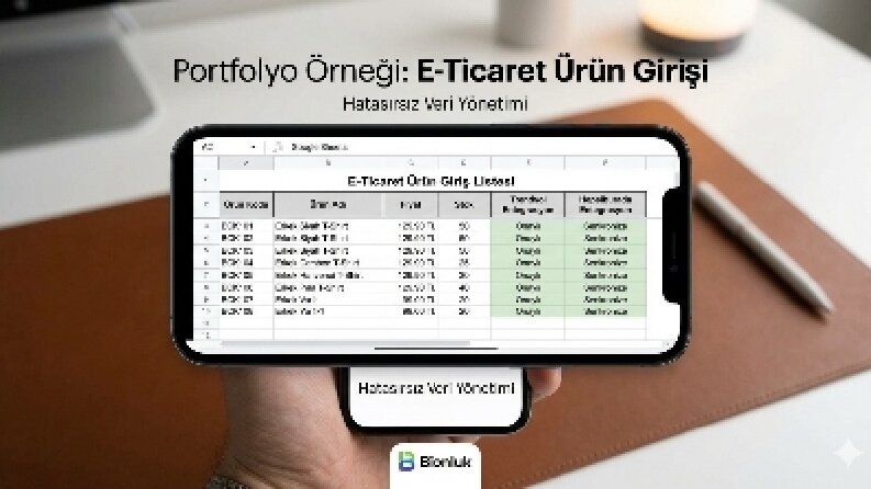 E-ticaret panelleri için ürün veri girişi 