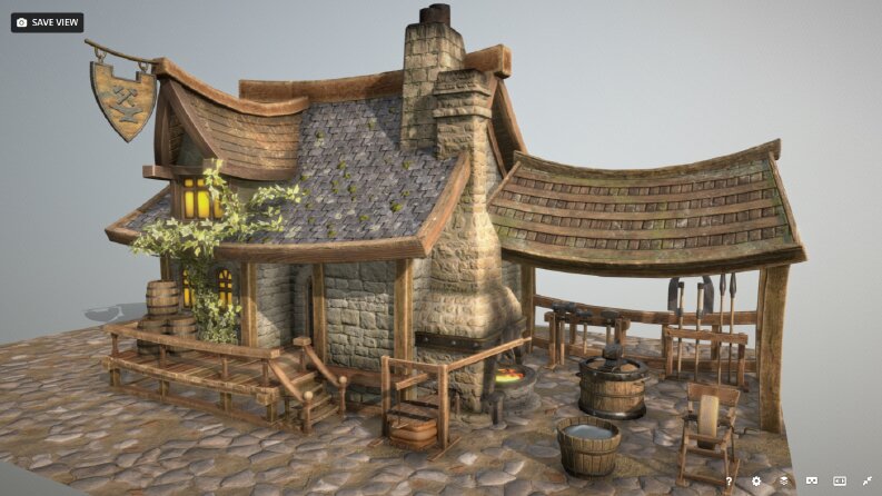 Blacksmith bulding.