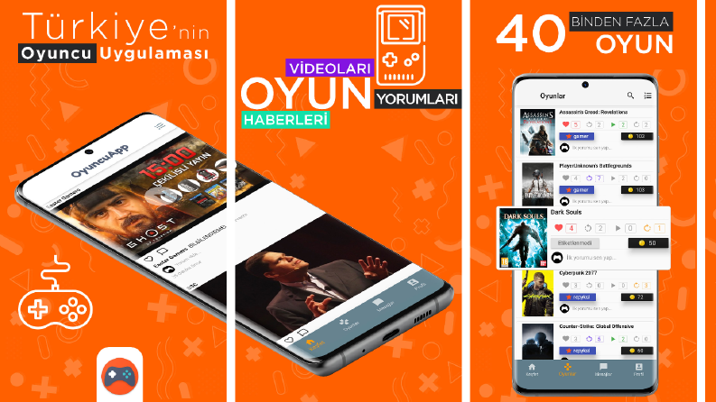 OyuncuApp Store Tasarımı