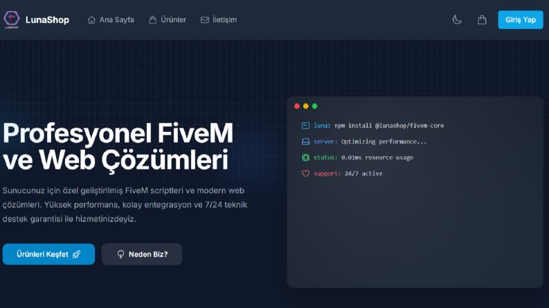 E-Ticaret Sitesi