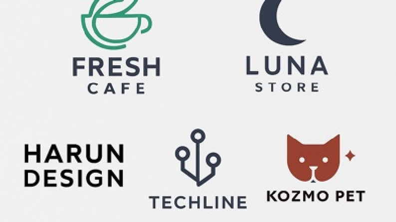 Modern ve Minimalist Logo Tasarımı Çalışmalarım