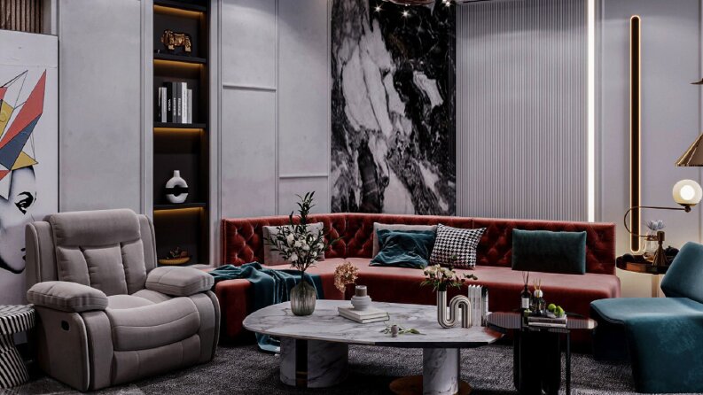 Oturma Odası 3DS MAX 