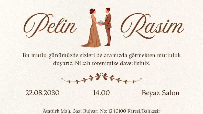 KURUMSAL DAVETİYE