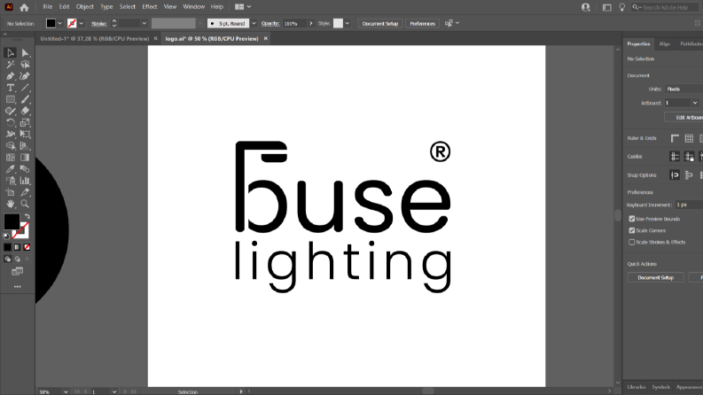 Buse Aydınlatma Logo Tasarımı