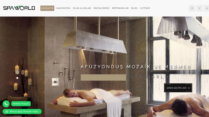 SpaWorld Web Sitesi