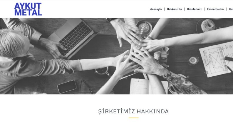 Aykut Metal | Web Sitesi