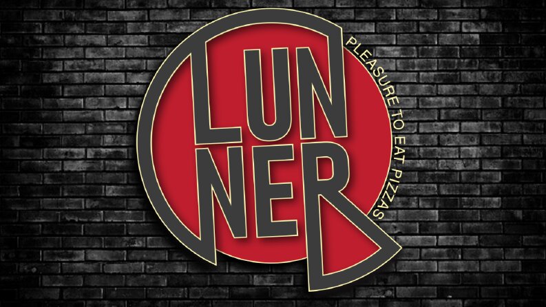 Lunner Pizza Logo tasarımı