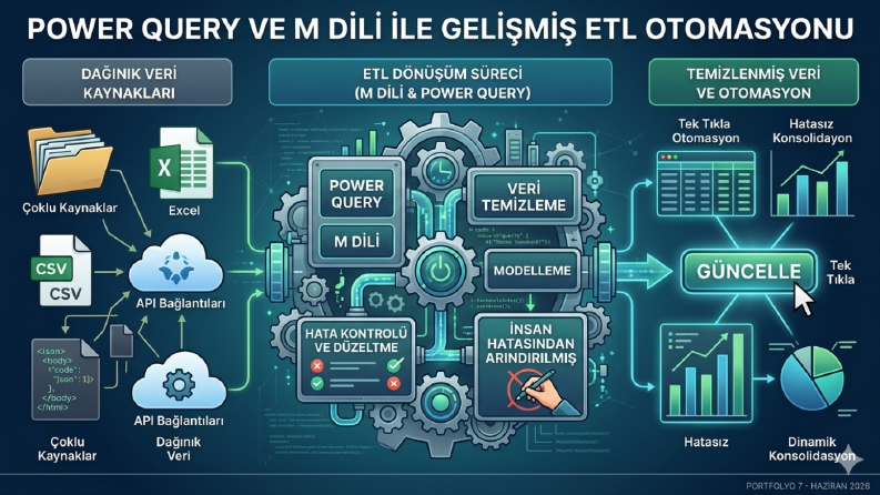 Power Query ve M Dili ile Gelişmiş ETL Otomasyonu