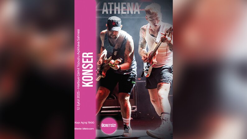 Athena konser afişi