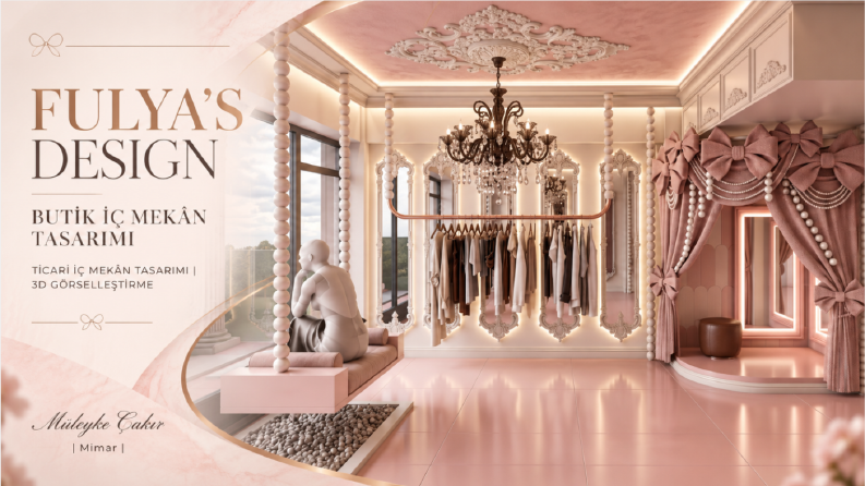 Fulya's Design | Lüks Butik İç Mekân Tasarımı