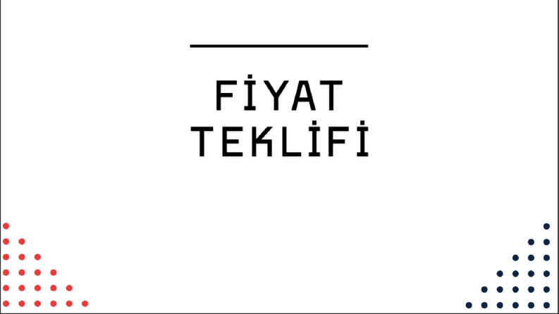 Lüks Segment İç Mekân Fiyat Teklifi Tasarımı