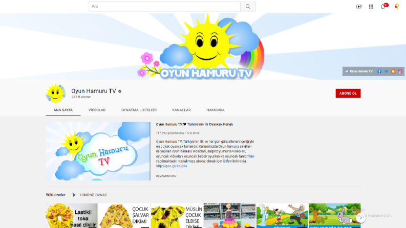Youtube Kanal Tasarımı