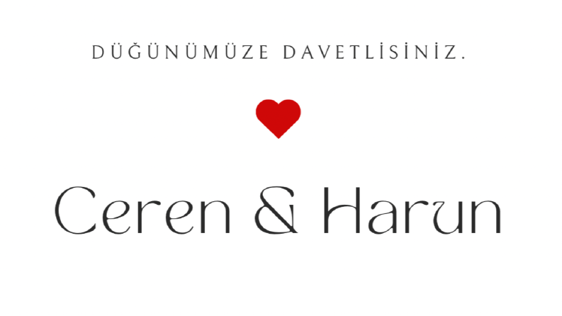 Vesuce – Kişiye Özel Davetiye Tasarımı