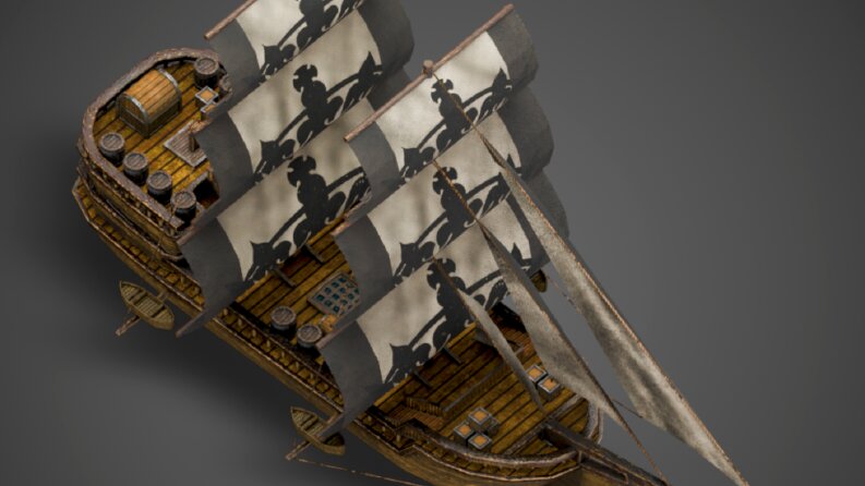 SHİP 3D MODEL (Santa Lucia)