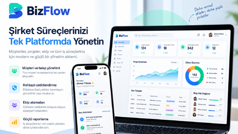 BizFlow — Çoklu Şirket Saha Servis Yönetim SaaS’ı