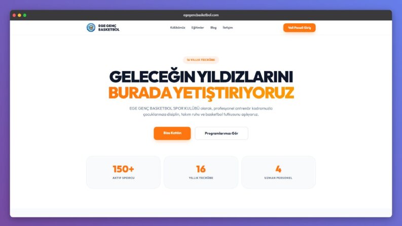 Spor Kulüpleri İçin Özel Otomasyon & Web Paneli