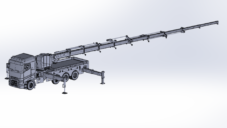 Mobil Vinç 3D Modelleme Çalışması