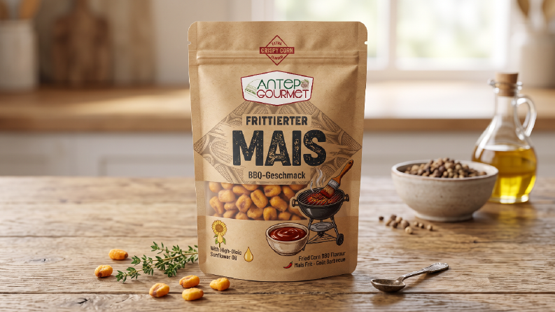 Antep Gourmet Mısır Atıştırmalığı Ambalajı