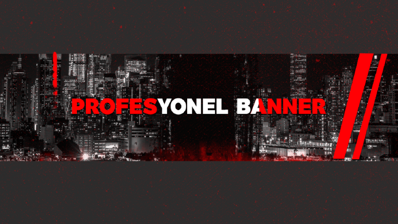 Reklam, tanıtım ve görsel amaçlı profesyonel banner